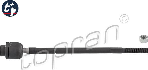 Topran 207 182 - Аксиален шарнирен накрайник, напречна кормилна щанга vvparts.bg
