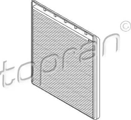 Topran 700 259 - Филтър купе (поленов филтър) vvparts.bg