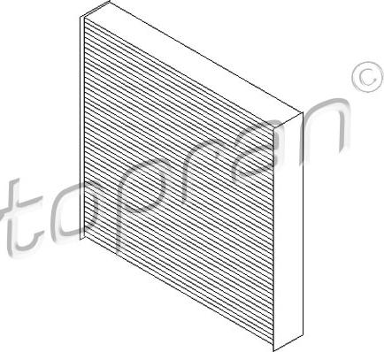 Topran 720 325 - Филтър купе (поленов филтър) vvparts.bg