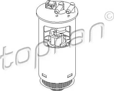 Topran 721 469 - Горивопроводен модул (горивна помпа+сонда) vvparts.bg