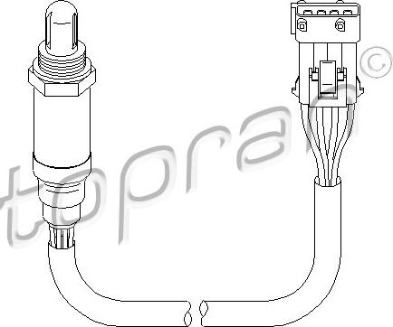 Topran 721 859 - Ламбда-сонда vvparts.bg