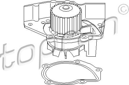 Topran 721 218 - Водна помпа vvparts.bg