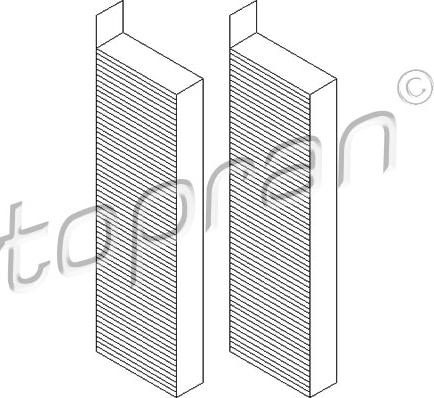 Topran 722 261 - Филтър купе (поленов филтър) vvparts.bg