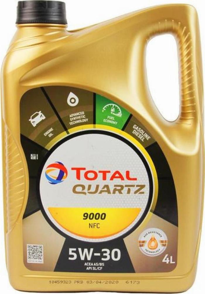 Total QUARTZ9000FUTURENFC4L - Двигателно масло vvparts.bg
