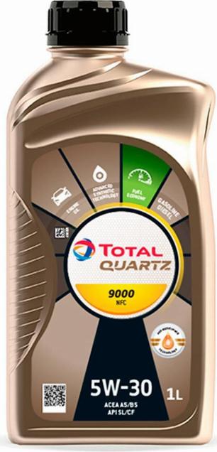 TOTAL QUARTZ9000FUTURENFC1L - Двигателно масло vvparts.bg