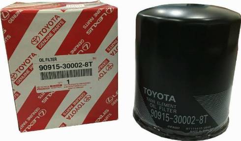 TOYOTA 90915-30002 - Маслен филтър vvparts.bg