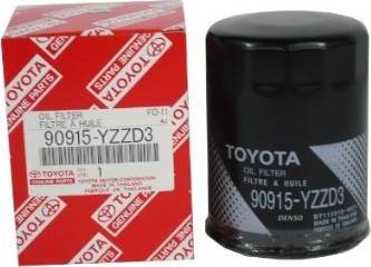 TOYOTA 90915-YZZD3 - Маслен филтър vvparts.bg