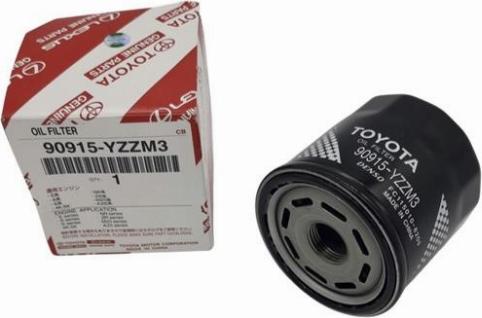 TOYOTA 90915-YZZM3 - Маслен филтър vvparts.bg