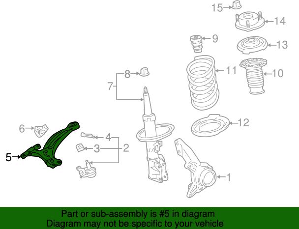 TOYOTA 480690E060 - Носач, окачване на колелата vvparts.bg