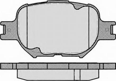 TOYOTA 04465-2B040 - Комплект спирачно феродо, дискови спирачки vvparts.bg