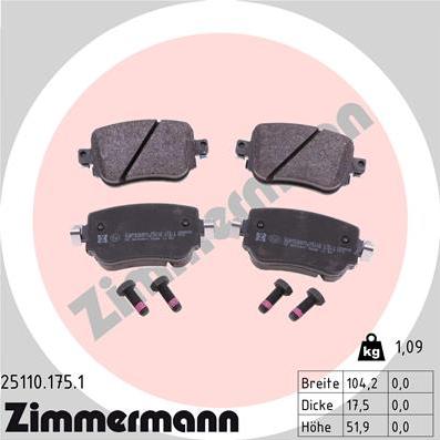 TQ TQ-BP0926 - Комплект спирачно феродо, дискови спирачки vvparts.bg