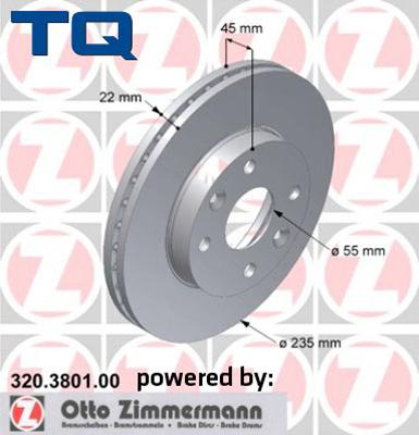 TQ 244598 - Спирачен диск vvparts.bg