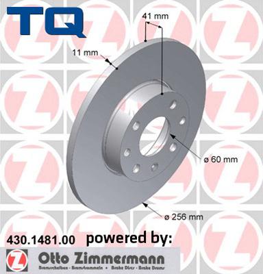 TQ 244539 - Спирачен диск vvparts.bg