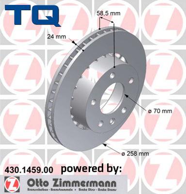 TQ 244534 - Спирачен диск vvparts.bg