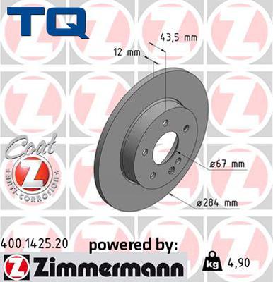 TQ TQ-BD0676 - Спирачен диск vvparts.bg