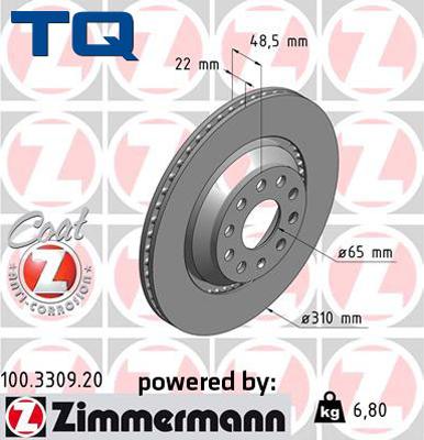 TQ TQ-BD0146 - Спирачен диск vvparts.bg