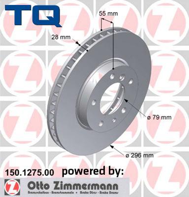 TQ 244629 - Спирачен диск vvparts.bg