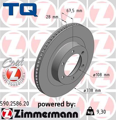 TQ TQ-BD1100 - Спирачен диск vvparts.bg