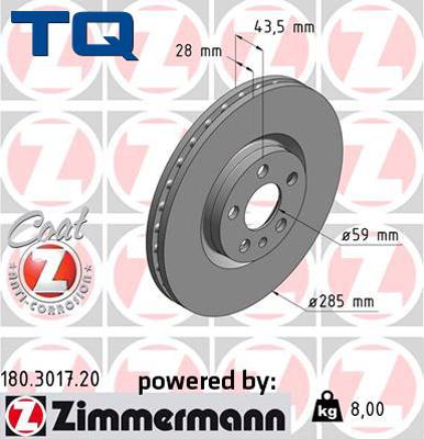 TQ TQ-BD0369 - Спирачен диск vvparts.bg