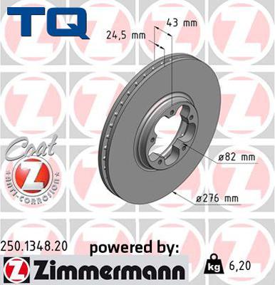 TQ 229479 - Спирачен диск vvparts.bg