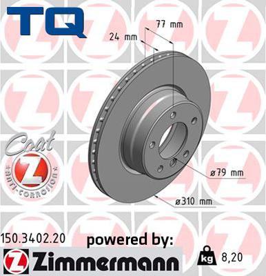 TQ 222608 - Спирачен диск vvparts.bg