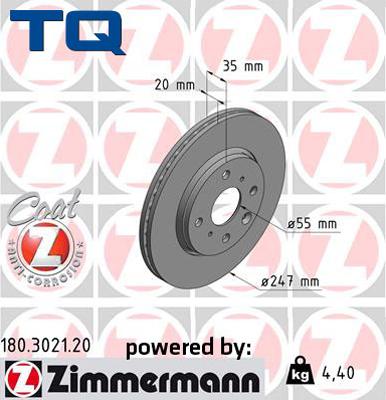 TQ 222619 - Спирачен диск vvparts.bg