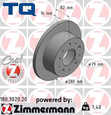 TQ 222618 - Спирачен диск vvparts.bg