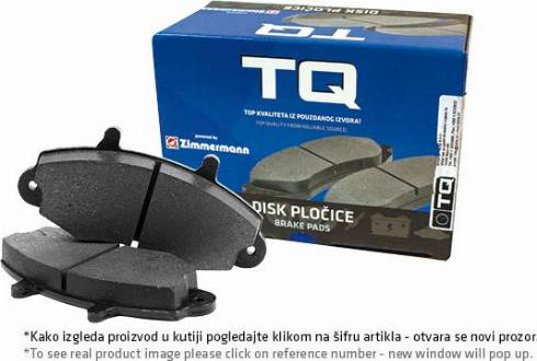 TQ 222670 - Комплект спирачно феродо, дискови спирачки vvparts.bg