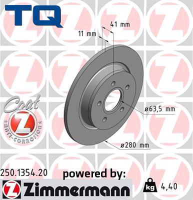 TQ 222731 - Спирачен диск vvparts.bg