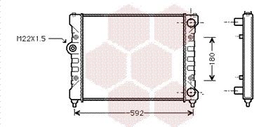 TQ TQ-49002024 - Радиатор, охлаждане на двигателя vvparts.bg