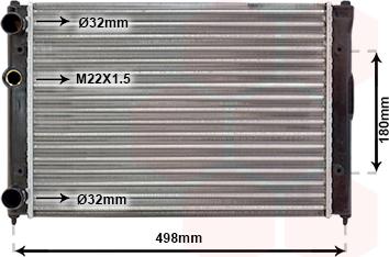 TQ TQ-49002022 - Радиатор, охлаждане на двигателя vvparts.bg