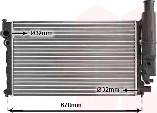 TQ TQ-40002097 - Радиатор, охлаждане на двигателя vvparts.bg