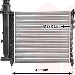 TQ TQ-40002073 - Радиатор, охлаждане на двигателя vvparts.bg