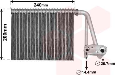 TQ TQ-4300V566 - Изпарител, климатична система vvparts.bg