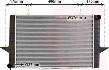 TQ TQ-59002063 - Радиатор, охлаждане на двигателя vvparts.bg