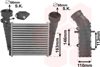 TQ TQ-58004238 - Интеркулер (охладител за въздуха на турбината) vvparts.bg