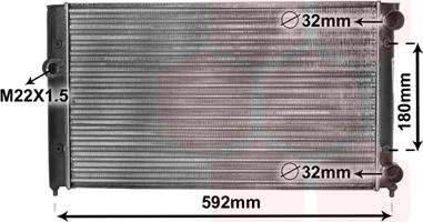 TQ TQ-58002099 - Радиатор, охлаждане на двигателя vvparts.bg