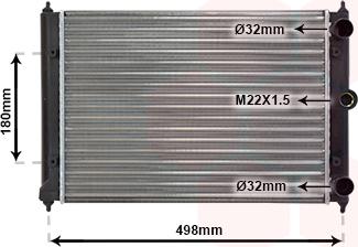 TQ TQ-58002092 - Радиатор, охлаждане на двигателя vvparts.bg