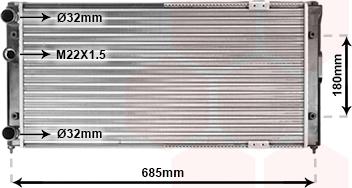 TQ TQ-58002156 - Радиатор, охлаждане на двигателя vvparts.bg