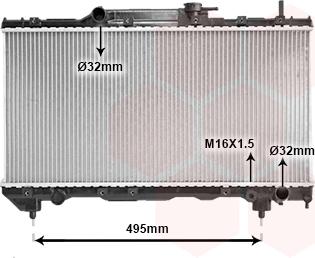 TQ TQ-53002163 - Радиатор, охлаждане на двигателя vvparts.bg