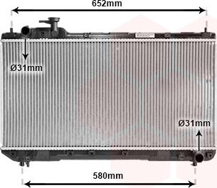 TQ TQ-53002297 - Радиатор, охлаждане на двигателя vvparts.bg