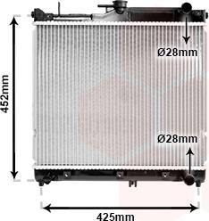 TQ TQ-52002055 - Радиатор, охлаждане на двигателя vvparts.bg