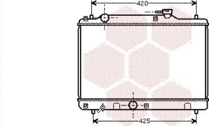 TQ TQ-52002034 - Радиатор, охлаждане на двигателя vvparts.bg