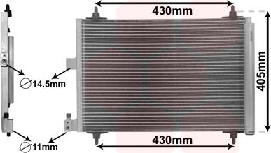 TQ TQ-09005173 - Кондензатор, климатизация vvparts.bg