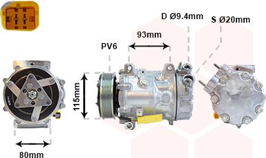 TQ TQ-0901K706 - Компресор, климатизация vvparts.bg