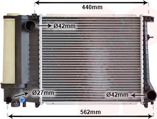 TQ TQ-06002081 - Радиатор, охлаждане на двигателя vvparts.bg