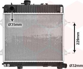 TQ TQ-06002031 - Радиатор, охлаждане на двигателя vvparts.bg