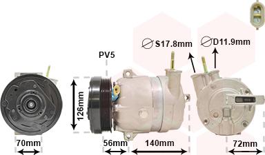 TQ TQ-0800K066 - Компресор, климатизация vvparts.bg