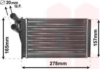 TQ TQ-03006097 - Топлообменник, отопление на вътрешното пространство vvparts.bg