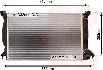 TQ TQ-03002207 - Радиатор, охлаждане на двигателя vvparts.bg